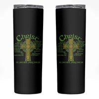 Christ St Patrick Pray For Us Christian Catholic Religious Celtic Cross Skinny Tumbler