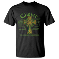 Christ St Patrick Pray For Us Christian Catholic Religious Celtic Cross T Shirt