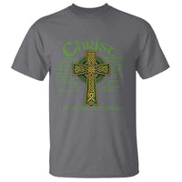 Christ St Patrick Pray For Us Christian Catholic Religious Celtic Cross T Shirt
