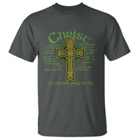 Christ St Patrick Pray For Us Christian Catholic Religious Celtic Cross T Shirt