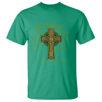 Christ St Patrick Pray For Us Christian Catholic Religious Celtic Cross T Shirt