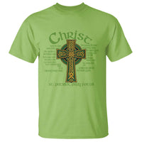 Christ St Patrick Pray For Us Christian Catholic Religious Celtic Cross T Shirt