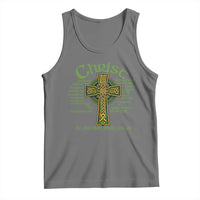 Christ St Patrick Pray For Us Christian Catholic Religious Celtic Cross Tank Top