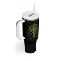Christ St Patrick Pray For Us Christian Catholic Religious Celtic Cross Tumbler With Handle