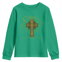 Christ St Patrick Pray For Us Christian Catholic Religious Celtic Cross Youth Sweatshirt