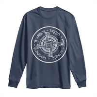 St Brigids Day Long Sleeve Shirt Warrior Brigid Fire Imbloc Goddess Gaelic Willow Cross