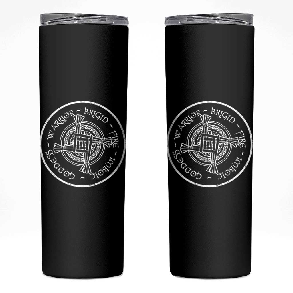 St Brigids Day Skinny Tumbler Warrior Brigid Fire Imbloc Goddess Gaelic Willow Cross