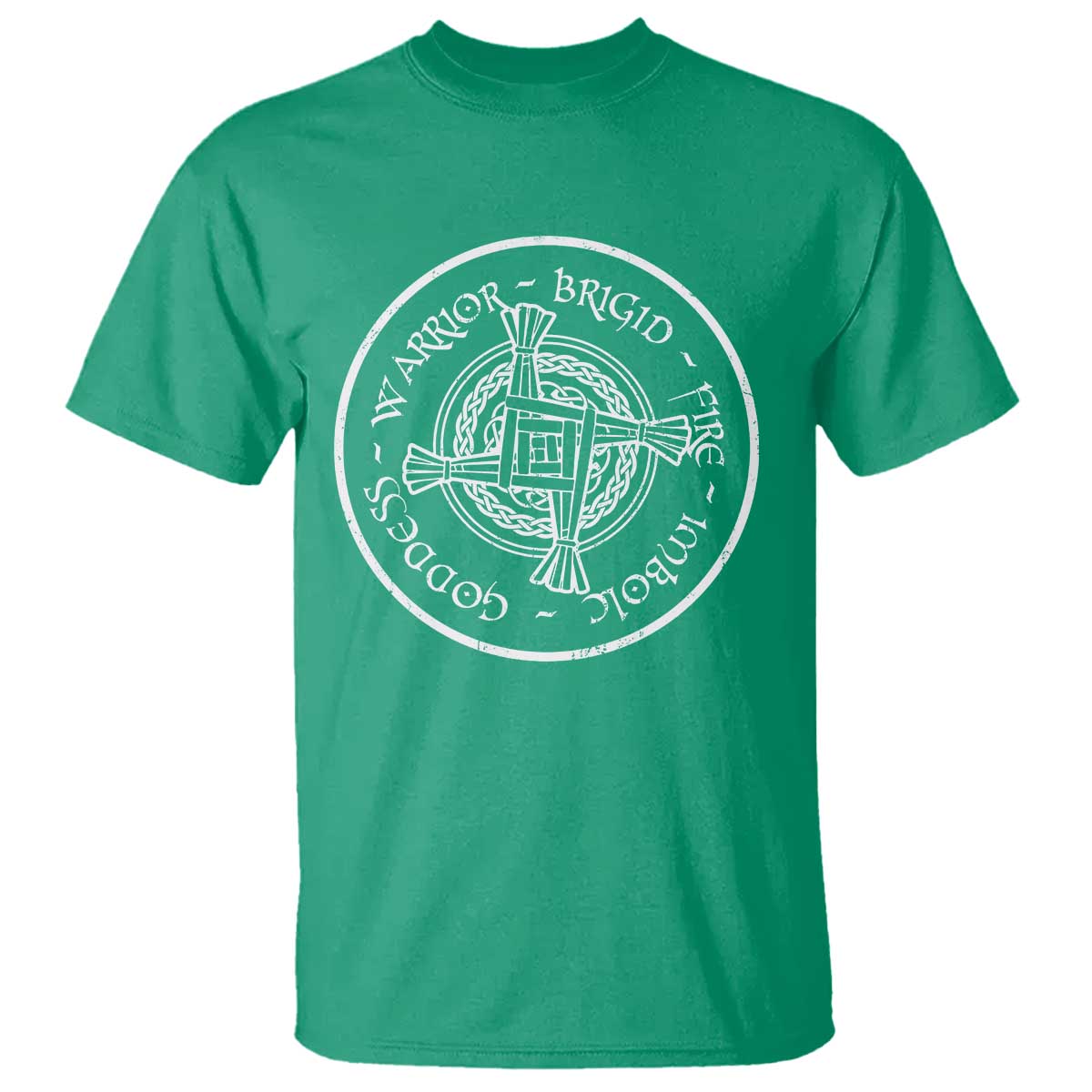 St Brigids Day T Shirt Warrior Brigid Fire Imbloc Goddess Gaelic Willow Cross