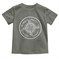 St Brigids Day Toddler T Shirt Warrior Brigid Fire Imbloc Goddess Gaelic Willow Cross