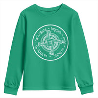 St Brigids Day Youth Sweatshirt Warrior Brigid Fire Imbloc Goddess Gaelic Willow Cross