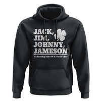 Funny St Patricks Day Irish Fathers Jack Jim Johnny Jameson Vintage Clover Hoodie