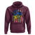 Ukrainian Americans Pride Hoodie Vintage Ukraine USA Flag
