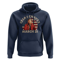 Cesar Chavez Day Hoodie March Holiday Hispanic Heritage American Flag