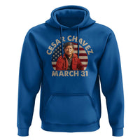 Cesar Chavez Day Hoodie March Holiday Hispanic Heritage American Flag