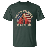 Cesar Chavez Day T Shirt March Holiday Hispanic Heritage American Flag