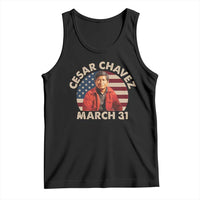 Cesar Chavez Day Tank Top March Holiday Hispanic Heritage American Flag