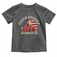 Cesar Chavez Day Toddler T Shirt March Holiday Hispanic Heritage American Flag