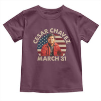 Cesar Chavez Day Toddler T Shirt March Holiday Hispanic Heritage American Flag