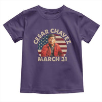 Cesar Chavez Day Toddler T Shirt March Holiday Hispanic Heritage American Flag