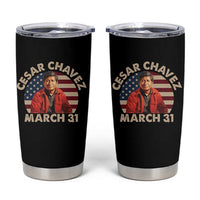 Cesar Chavez Day Tumbler Cup March Holiday Hispanic Heritage American Flag