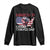 Cesar Chavez Day Long Sleeve Shirt March 31 Hand Fist American Flag