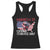 Cesar Chavez Day Racerback Tank Top March 31 Hand Fist American Flag