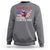 Cesar Chavez Day Sweatshirt March 31 Hand Fist American Flag
