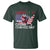 Cesar Chavez Day T Shirt March 31 Hand Fist American Flag