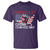 Cesar Chavez Day T Shirt March 31 Hand Fist American Flag