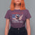 Cesar Chavez Day T Shirt For Women March 31 Hand Fist American Flag