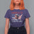 Cesar Chavez Day T Shirt For Women March 31 Hand Fist American Flag