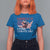 Cesar Chavez Day T Shirt For Women March 31 Hand Fist American Flag