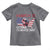 Cesar Chavez Day Toddler T Shirt March 31 Hand Fist American Flag