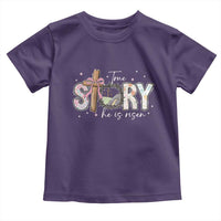 True Story He Is Risen Toddler T Shirt Christian Easter Day Religious Bible Verse