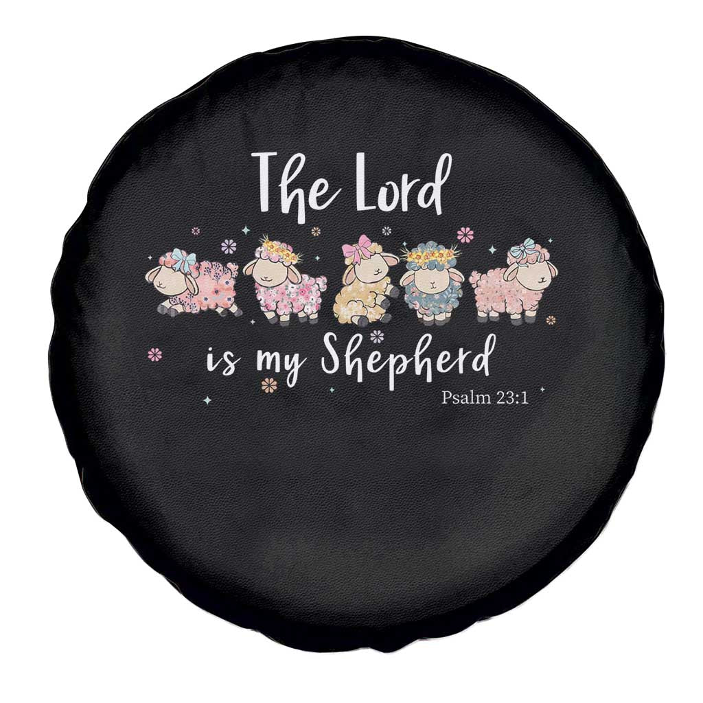 The Lord Is My Shepherd Spare Tire Cover Christian Easter Day Religious Sheep