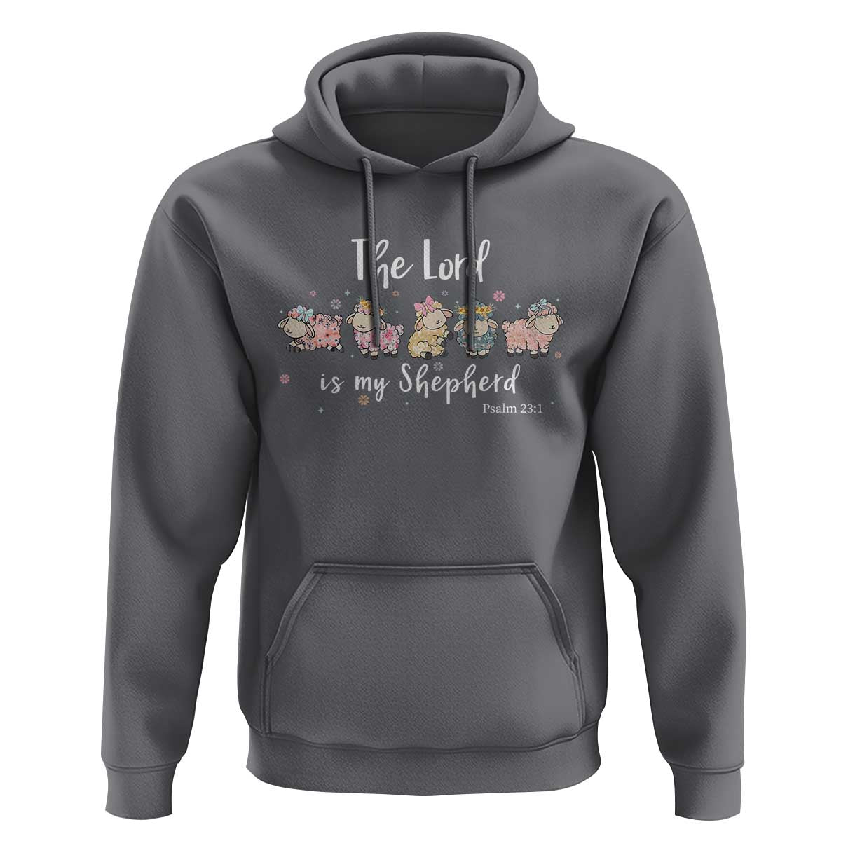 The Lord Is My Shepherd Hoodie Christian Easter Day Religious Sheep