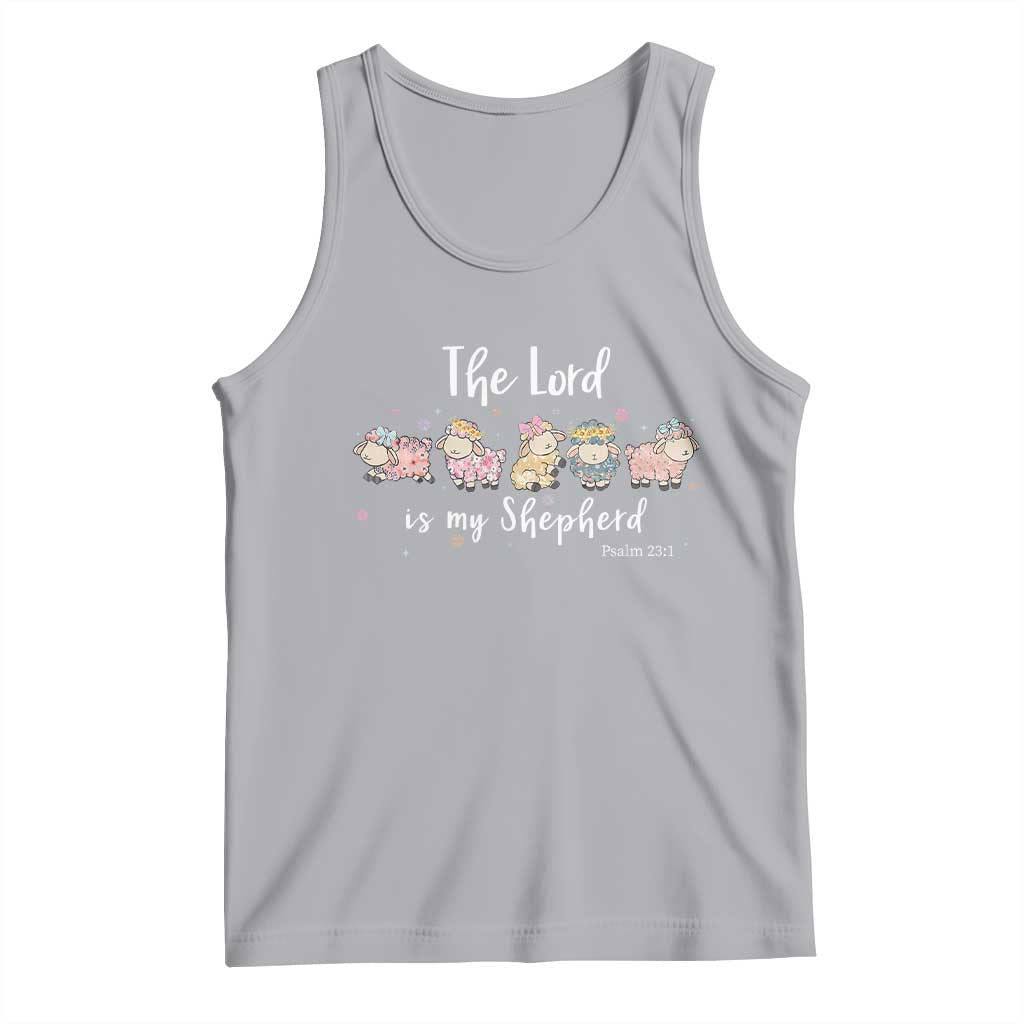 The Lord Is My Shepherd Tank Top Christian Easter Day Religious Sheep