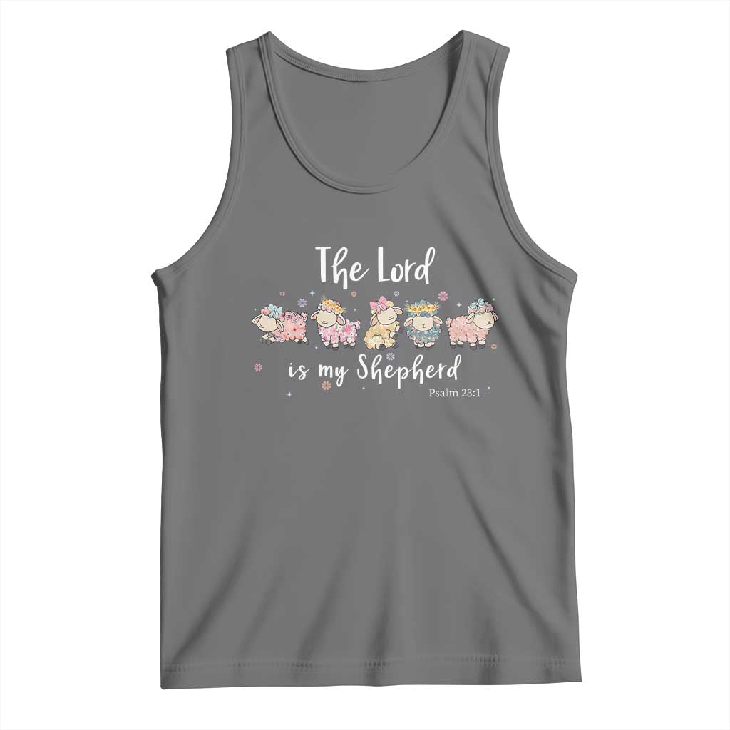 The Lord Is My Shepherd Tank Top Christian Easter Day Religious Sheep