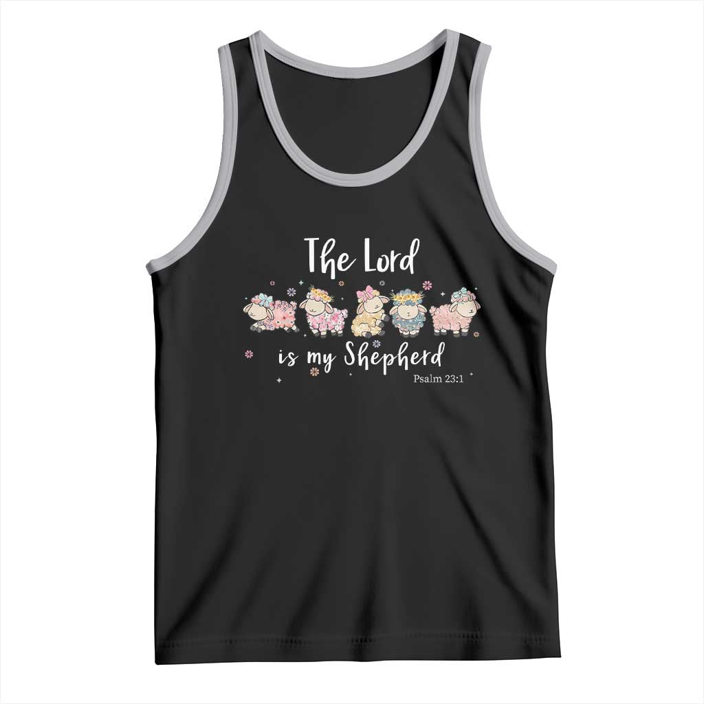 The Lord Is My Shepherd Tank Top Christian Easter Day Religious Sheep