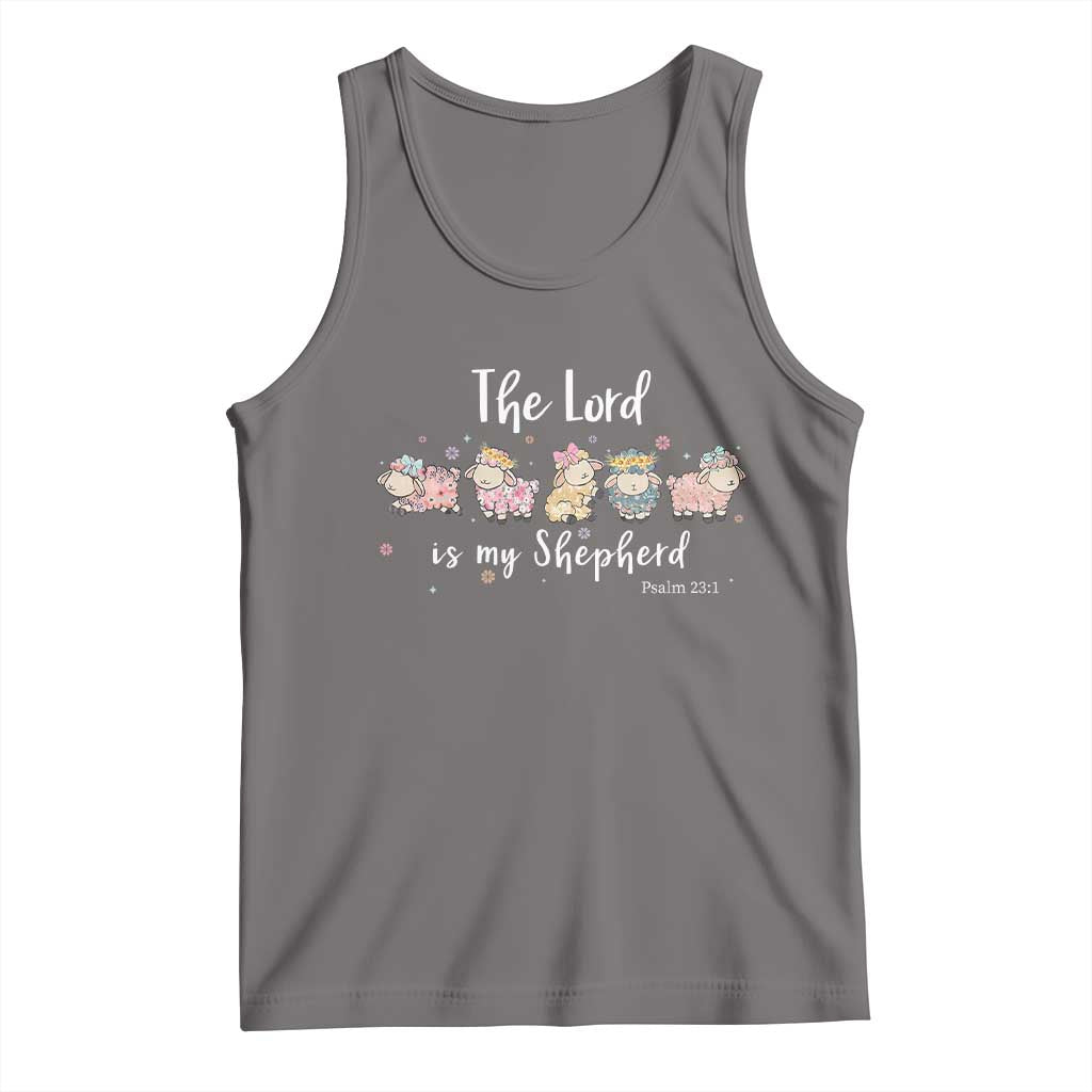 The Lord Is My Shepherd Tank Top Christian Easter Day Religious Sheep