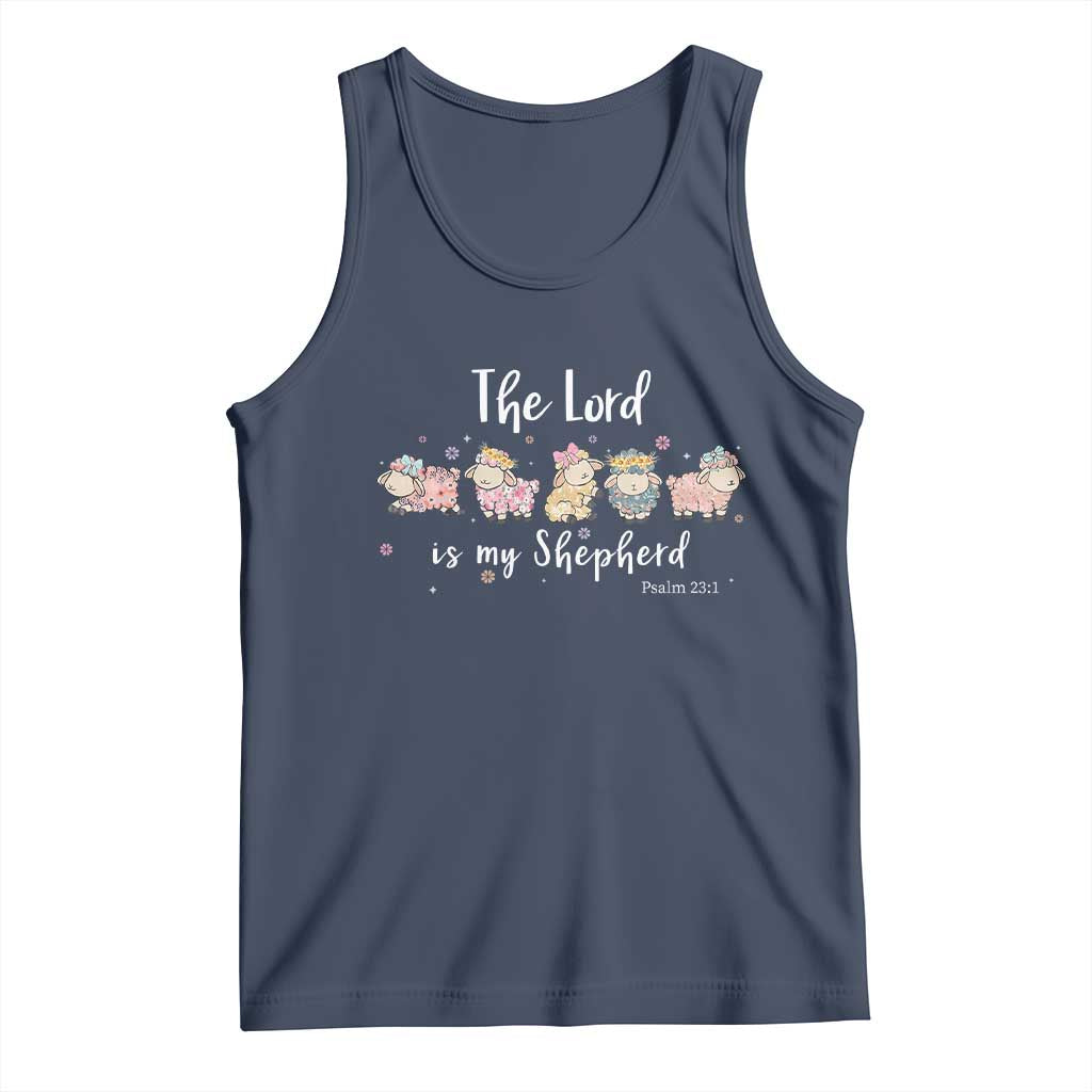 The Lord Is My Shepherd Tank Top Christian Easter Day Religious Sheep