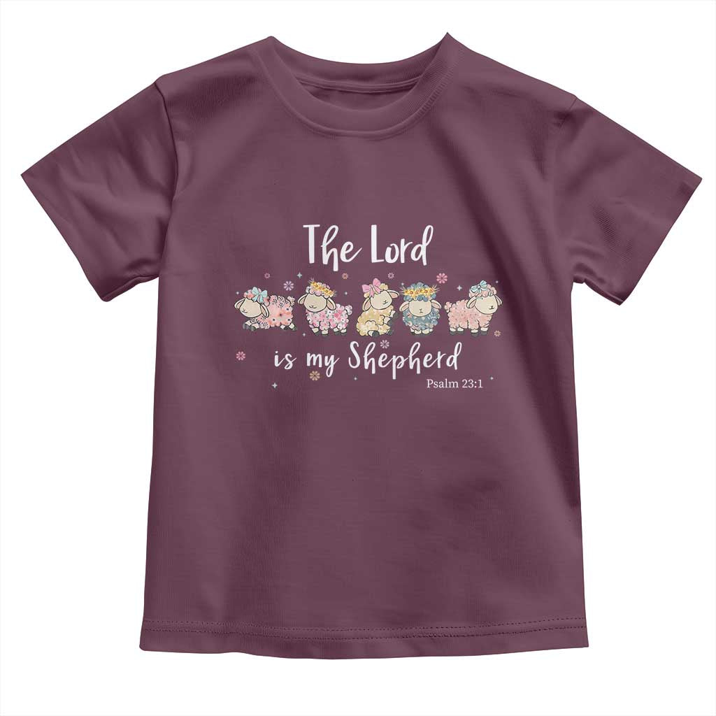 The Lord Is My Shepherd Toddler T Shirt Christian Easter Day Religious Sheep