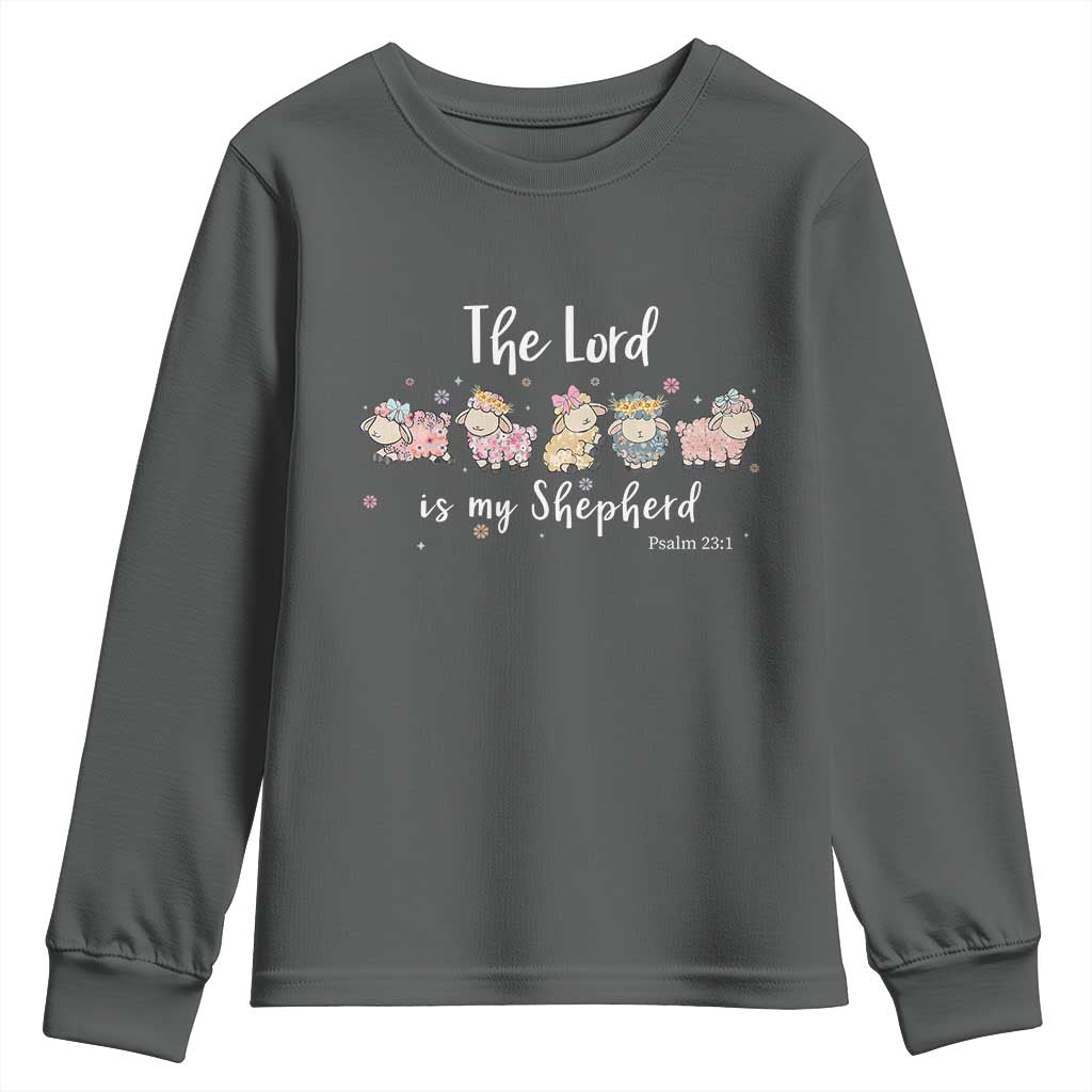The Lord Is My Shepherd Youth Sweatshirt Christian Easter Day Religious Sheep