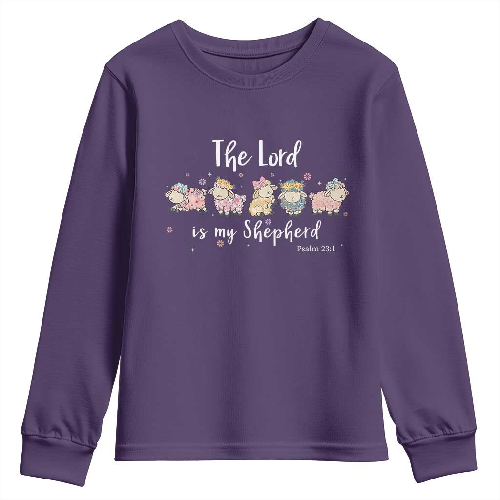The Lord Is My Shepherd Youth Sweatshirt Christian Easter Day Religious Sheep