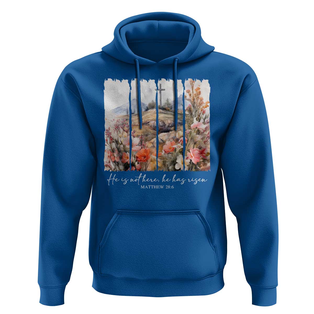He Is Not Here He Has Risen Hoodie Christian Easter Religious Bible Verse