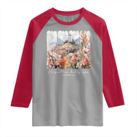He Is Not Here He Has Risen Raglan Shirt Christian Easter Religious Bible Verse