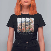 He Is Not Here He Has Risen T Shirt For Women Christian Easter Religious Bible Verse