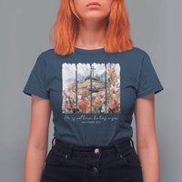 He Is Not Here He Has Risen T Shirt For Women Christian Easter Religious Bible Verse