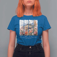 He Is Not Here He Has Risen T Shirt For Women Christian Easter Religious Bible Verse