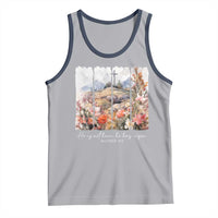 He Is Not Here He Has Risen Tank Top Christian Easter Religious Bible Verse